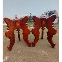 Chò gỗ xà cừ kê đĩa trái cây thờ cúng, kê chậu cao 20-25-30-35-40 cm