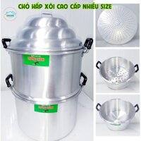 Chõ hấp xôi, đồ xôi nhôm Trường Thành đủ size - HHome