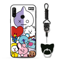 Cho Huawei P30 Lite Nova4E (Đứng + Dây) hoạt Hình Hàn Quốc K-POP BTS Bangtan Boys BT21 Búp Bê Vỏ Silicone Mềm TPU Bao