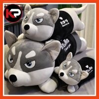 Chó Husky Bông Siêu To Khổng Lồ ,Chó Ngáo  Gấu Bông Husky Siêu Mềm Mịn