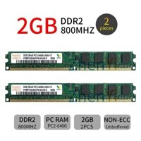 Cho Hynix 4GB 2x 2GB DDR2 800 MHz PC2-6400U 240Pin CL6 DIMM Bộ nhớ máy tính để bàn SDRAM ZT