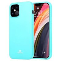 Cho iPhone 12 Pro Max GOOSPERY JELLY TPU Ốp lưng chống sốc và chống xước (Xanh bạc hà)