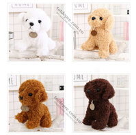 Chó Lông Xù Nhồi Bông Cao 20cm