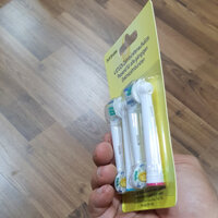 Cho máy Oral B Braun, EB-18A Pro White 3D set 4 chiếcvỉ, Bộ 4 đầu bàn chải đánh răng điện Minh House - Bộ 4 đầu 4 chiếcvỉ