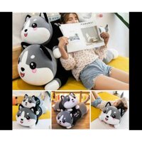 Chó, Mèo, CHUỘT Husky Bông Siêu To Khổng Lồ - Chất Liệu Lông Nhung Mềm Mịn Co Dãn 4 Chiều - Gấu Bông - CHUỘT,1M3