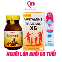 [Cho Người Lớn_Kèm Quà] Tăng Cân Vitamin TP X5 Chính Hãng, Tặng Kèm chai xả vải Hami_Xanh
