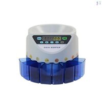 Cho Nhà Hàng Kiểm Tra AC 220 V Tự Phản Mini Bank Điện Tử HGM Sorter 300 Đồng Xu, Euro Kỹ Thuật Số Tự Động Cài Đặt Trước Tiền Lỗi Cửa Hàng Đếm Tổng Máy Hiển Thị