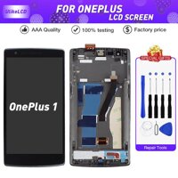 Cho OnePlus One Plus 1 + A0001 có Khung MÀN HÌNH hiển thị LCD Bộ số hóa cảm ứng