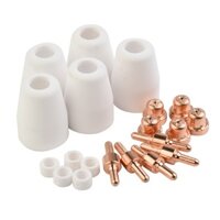 Cho PT-31 CT312 CUT40 / 50 Plasma Cắt Đèn Pin Vật Tư Tiêu Thụ 20 Đầu Vòi Phun