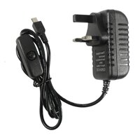 Cho Raspberry Pi 4th Thế Hệ 4B Power Adapter 5V 3A Loại-C Với Nút Chuyển Đổi Sạc