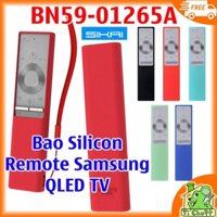 [Cho Remote Kim Loại KO NÚT NETFLIX 2018] Ốp Dẻo Silicon Bọc One Remote Samsung Smart TV BN59-01265A