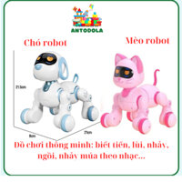 Chó robot điều khiển từ xa, đồ chơi robot thông minh điều kiển từ xa smart6601, đồ chơi công nghệ cho bé