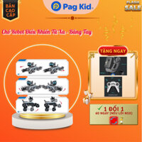 Chó Robot  Thông Minh 8 Bánh Điều Khiển Từ Xa , Điều Khiển Bằng Tay , Quay 360 độ , Leo Tường , Kèm Nhạc - Pag Kids