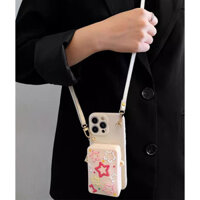 Cho Samsung Galaxy S25 S24 S23 S21 S20 S10 S9 S8 FE Note 8 9 10 20 Ultra Lite Plus A06 A16 A26 A36 A56 A05 A05S A55 M35 Star Purse Ví đựng thẻ Điện thoại mềm Ốp lưng Full Cover Vỏ bọc