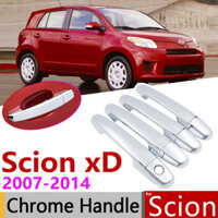 Cho Scion xD XP110 2007 ~ 2014 Chrome Tay Nắm Cửa Bao Phụ Kiện Xe Hơi Dán Viền Bộ 4 Cửa 2008 2009 2010 2011 2012 2013