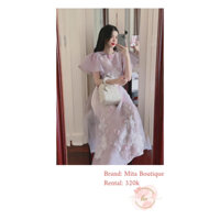 (Cho thuê) áo dài Mita Boutique tím đi sự kiện