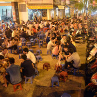 Cho thuê loa kéo quán trà chanh