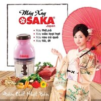 [Cho Vào Nghiền Hết] Máy Xay Đá Viên, Máy xay thịt, Xay Thịt, Xay Sinh Tố, Rau Củ Đa Năng OSAKA Nắp Nâu