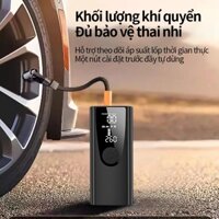 Cho xe ô tô, xe máy và xe điện sử dụng bơm điện cầm tay Bơm Lốp Ô Tô Không Dây bơm lốp ô tô bơm hơi ô tô máy bơm xe