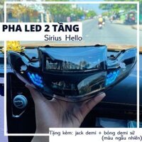 Choá Đèn 2 Tầng Siêu Pro dùng cho Ốp đầu Sirius Hello (Tặng kèm Demi + Jack Demi)