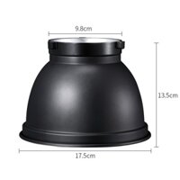 Chóa đèn nhôm phản xạ ánh sáng 55°