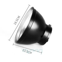 CHÓA ĐÈN STUDIO 18,5CM PHẢN XẠ NGẰM BOWEN - 686.Camera & Decor Hà Nội