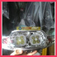 Chóa wave led - pha đèn wave chế led sẵn bên trong siêu sáng