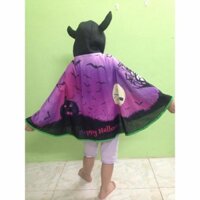 Choàng Có Mũ Sứng Hóa Trang Halloween