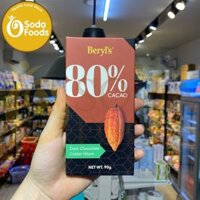 Chocolate Beryl’s không đường đắng 80% cacao