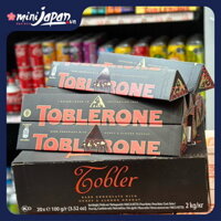 Chocolate đen Toblerone mật ong & hạnh nhân 100g