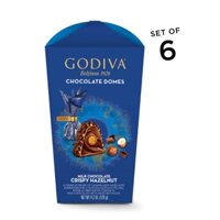 Chocolate GODIVA ngon nhất thế giới Domes : Hộp 13 cái vị Milk Chocolate Crispy Hazelnut