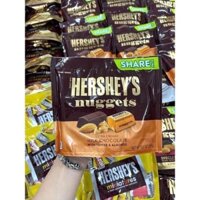 Chocolate Hershey's Nuggets bịch 289g - Hershey's milk chocolate with toffle & almond