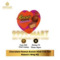 Chocolate Peanut Butter Hình Trái Tim Reese's 184g Mỹ