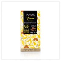 Chocolate Sữa Hồ Đào Vị Caramel 40% Jivara Valrhona 120G