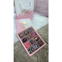 chocolate truffles 12 viên sparkles kèm túi hộp thiệp