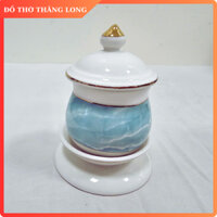 Chóe Thờ Đựng Muối Gạo Nước, Hũ Đựng Muối Gạo Nước Chất Liệu Đá Cao Cấp Đặt Bàn Thờ Gia Tiên