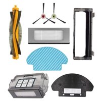 Chổi Bên + Tấm Lọc hepa + Chổi Lăn Chuyên Dụng Cho robot Hút Bụi deebot dd33 / dd35 / dd37 / dd56