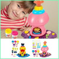 Chơi Bộ Đất Sét Cho Trẻ Em Chơi Màu Bột Bộ Dụng Cụ Nhà Bếp Pasta Máy Làm Phim Hoạt Hình Phong Cách Làm Mì Đồ Chơi zhicmevn