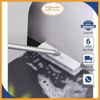 Chổi chà sàn 2 mặt thông minh, Cây lau sàn gạt nước nhà tắm, nhà vệ sinh tiện lợi dễ điều chỉnh chiều dài