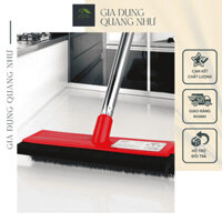 Chổi Cọ Sàn, Cây Chà Sàn Nhà Tắm, Chổi Gạt Nước Đa Năng 2 In 1 Cọ Sạch Mọi Góc Cạnh.