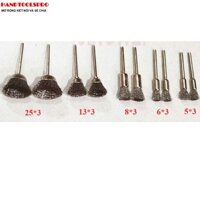 Chổi Cước INOX Công Nghiệp 8 X3mm cán 3mm (Bịch 50 cái)