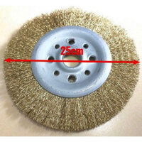 Chổi đánh gỉ đĩa sắt đường kính 200mm- 250mm loại dày đẹp