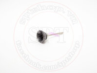 Chổi đánh gỉ mini hình chén sắt, chổi sắt làm sạch đánh bóng