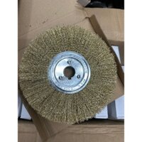 Chổi đánh rỉ đĩa  phi 200mm lỗ 25mm hàng dày