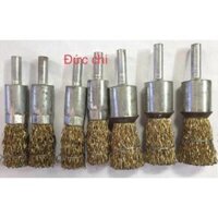 chổi đánh rỉ sắt rỉ sét dạng bút chôi 6mm lăps máy khoan - 25mm