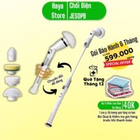 Chổi Điện Cọ Nhà Tắm Đa Năng JESOPB - Sạc Sử Dụng Với 4 Đầu Thay Thế, Vệ Sinh Nhà Tắm Nhanh Và Sạch Hơn