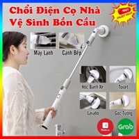 Chổi Điện Cọ Nhà Vệ Sinh Bồn Cầu Toilet Không Dây - Bàn Chải Vệ Sinh Nhà Tắm Thông Minh Với 4 Đầu Thay Thế Tiện Lợi