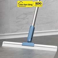 Chổi Gạt Nước Sàn Nhà Silicon Xoay 180 Độ Gạt Sạch Bụi Bẩn Nước Đọng Cán Inox Điều Chỉnh Kích Thước