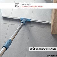 Chổi gạt nước sàn nhà tắm đầu silicon mềm gập 90 độ gạt sạch nước hiệu quả hygee
