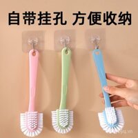 Chổi giày chổi năm mặt tay cầm dài lông mềm chổi giày gia đình đặc biệt không gây hư hại cho trẻ em chổi giặt nhựa